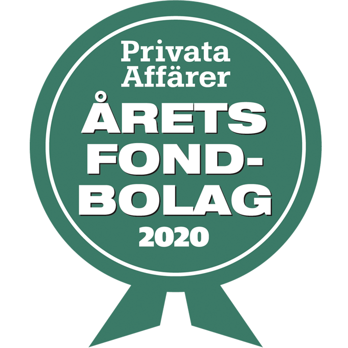 Årets Fondbolag 2020 utmärkelse från Privata Affärer 