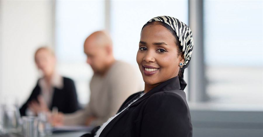 Rådgivare som jobbar som pensionsexpert.