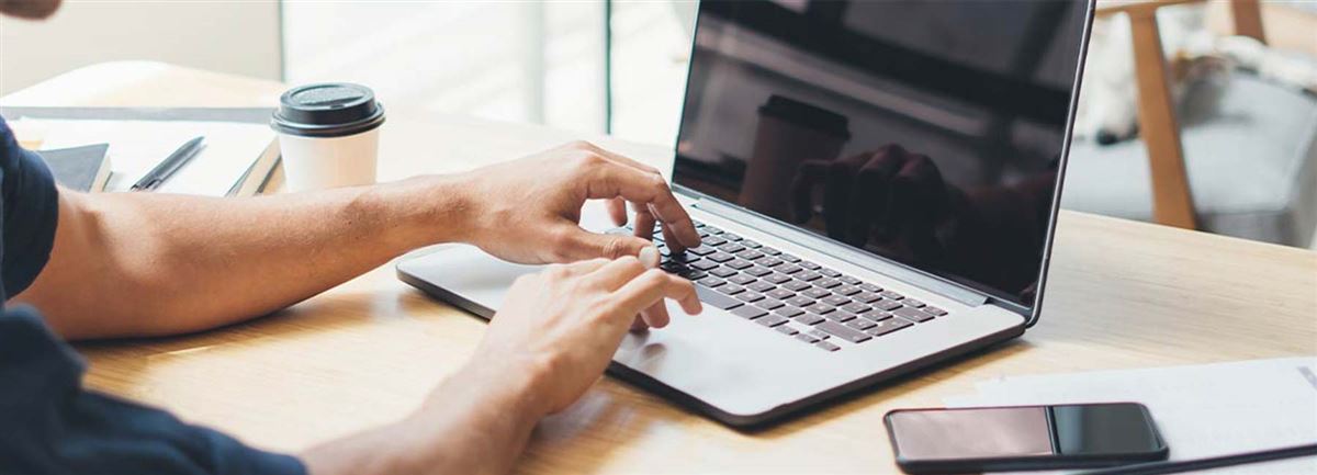 Man with laptop