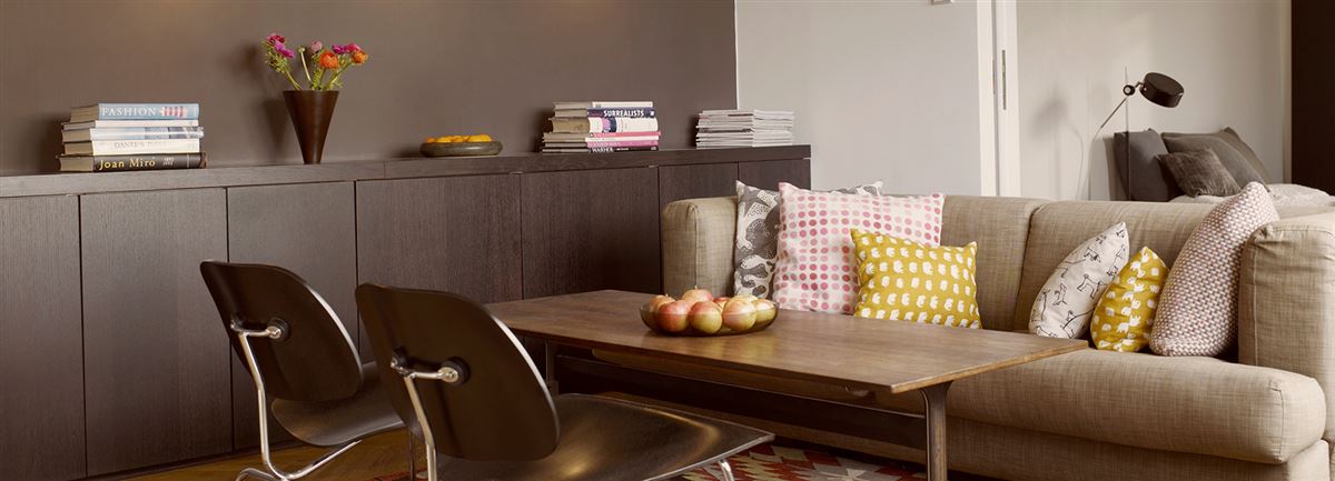 Ett hemtrevligt mötesrum inför bolånerådgivning.