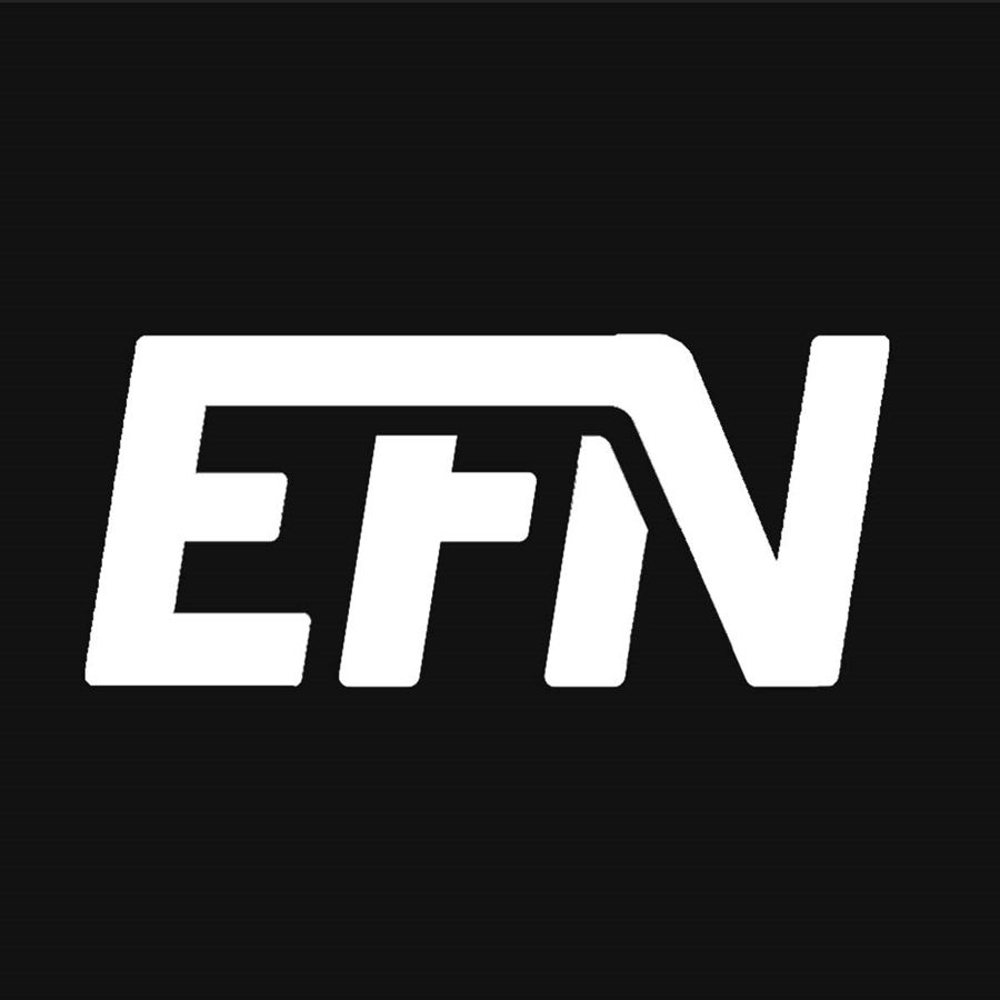 EFN ekonomikanalens logotyp på svart bakgrund.