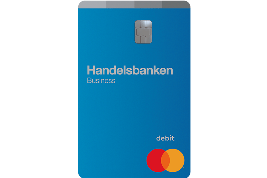 Bild på företagskortet Business Debit.