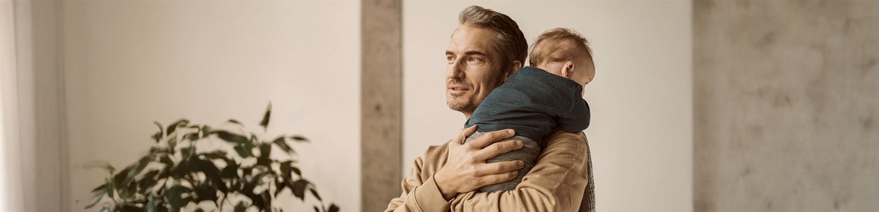 Föräldrar med bebis som tillsammans ansöker om bolån eller lånelöfte under föräldraledighet.