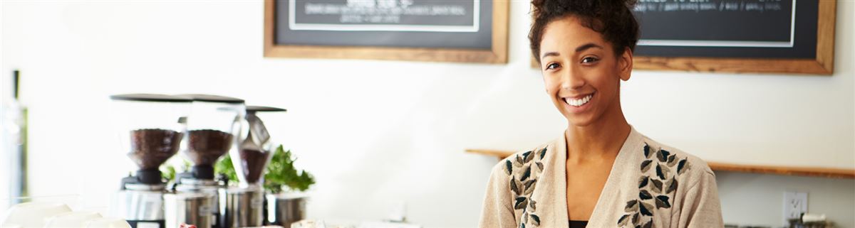 barista at a coffeebar