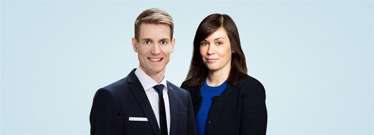 Martin Björgell och Linda Haraké 